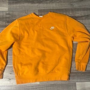 Orange Nike crewneck
